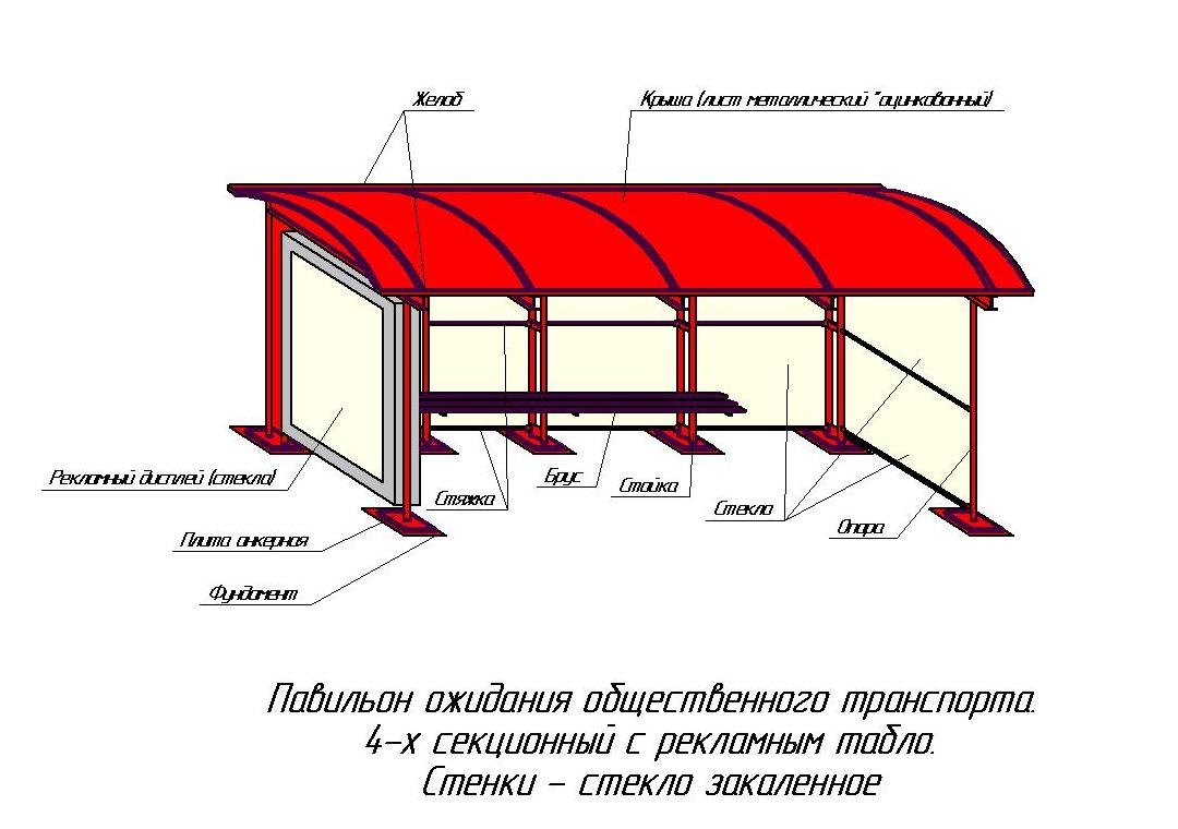 автобусная остановка
